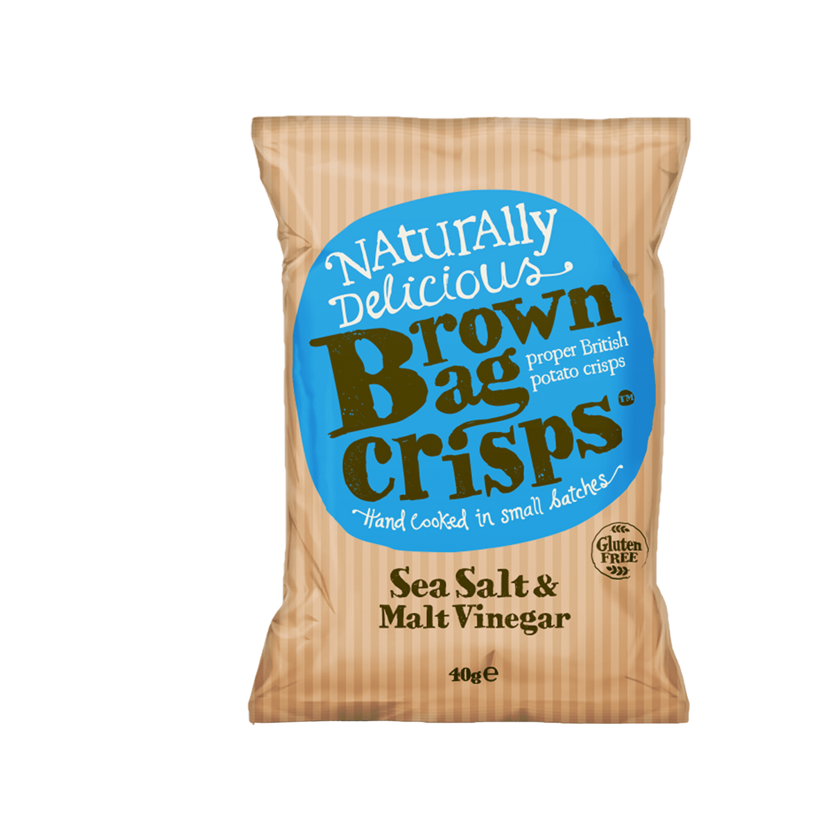 Brown Bag Salt & Vinegar Crisps 40g