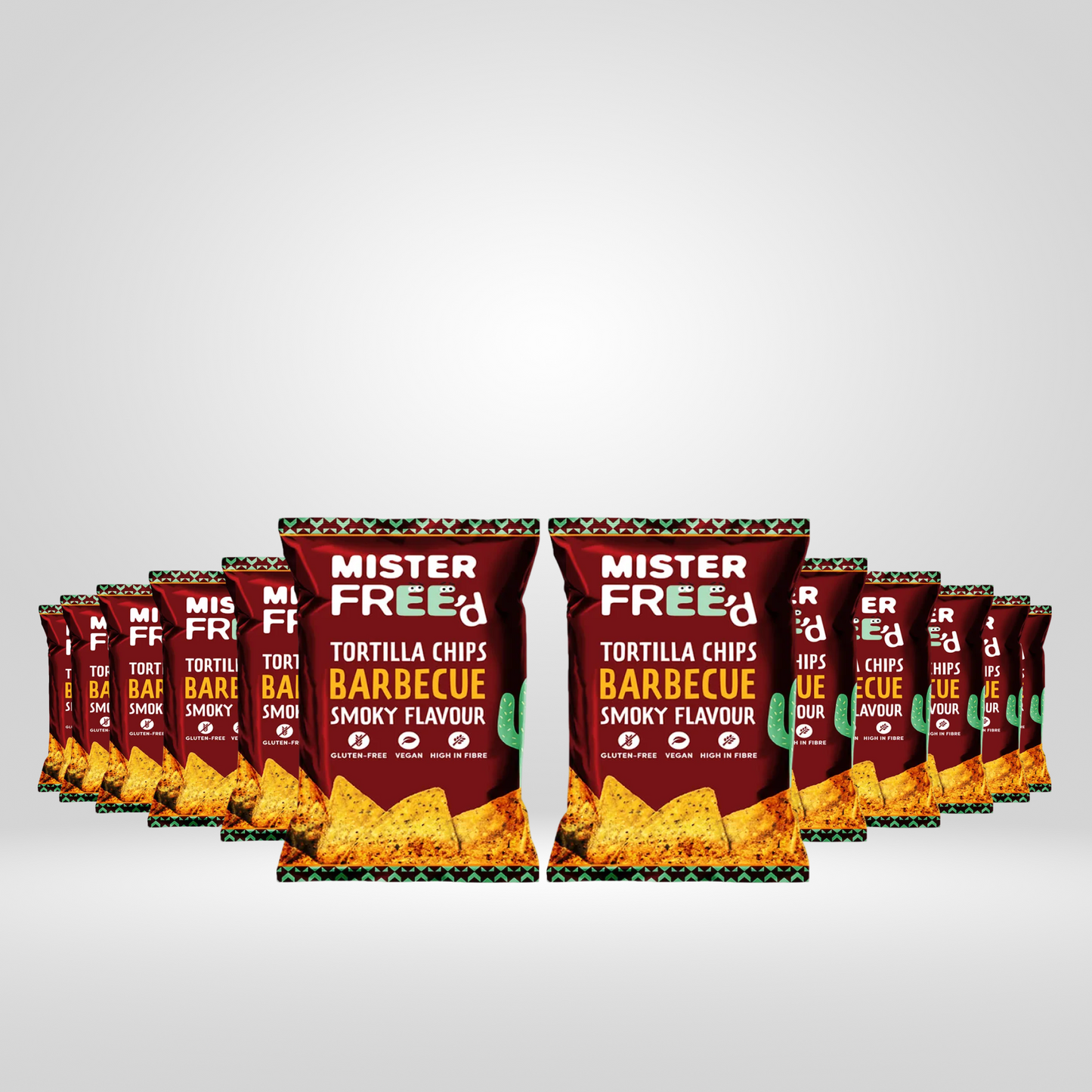 Mister Free'd Tortilla Chips Barbecue Smoky | 12 x 135g