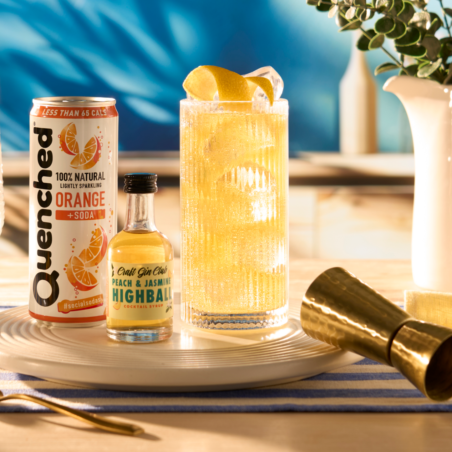 Peach and Jasmine mixers & syrup bundle