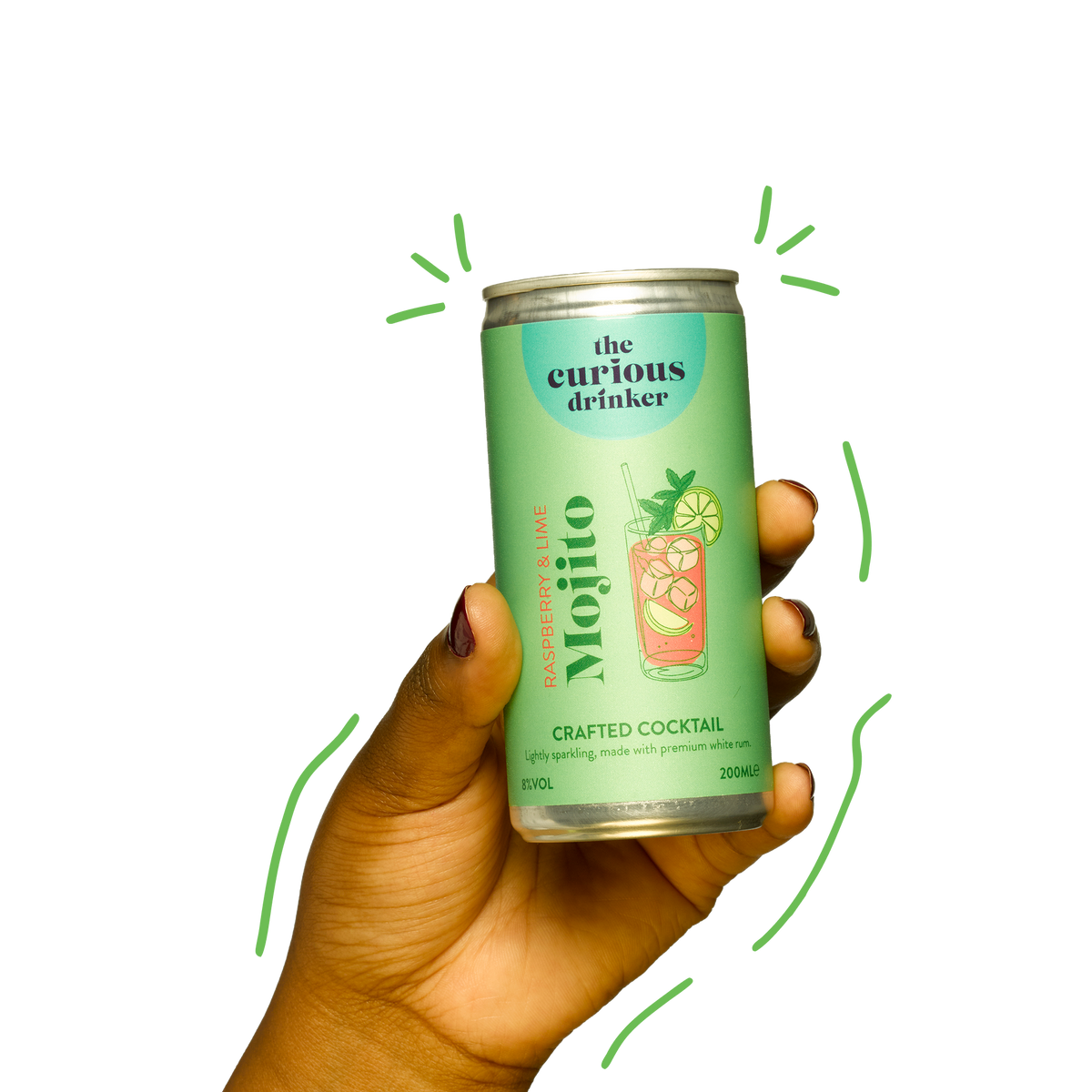 Raspberry & Lime Mojito | ABV 8%