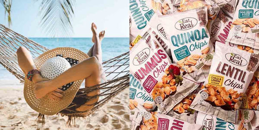Plan a ginny getaway and we'll tell you the perfect Eat Real snack and cocktail pairing to take with you!