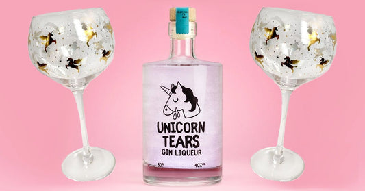 The perfect gin glasses for Unicorn Tears gin