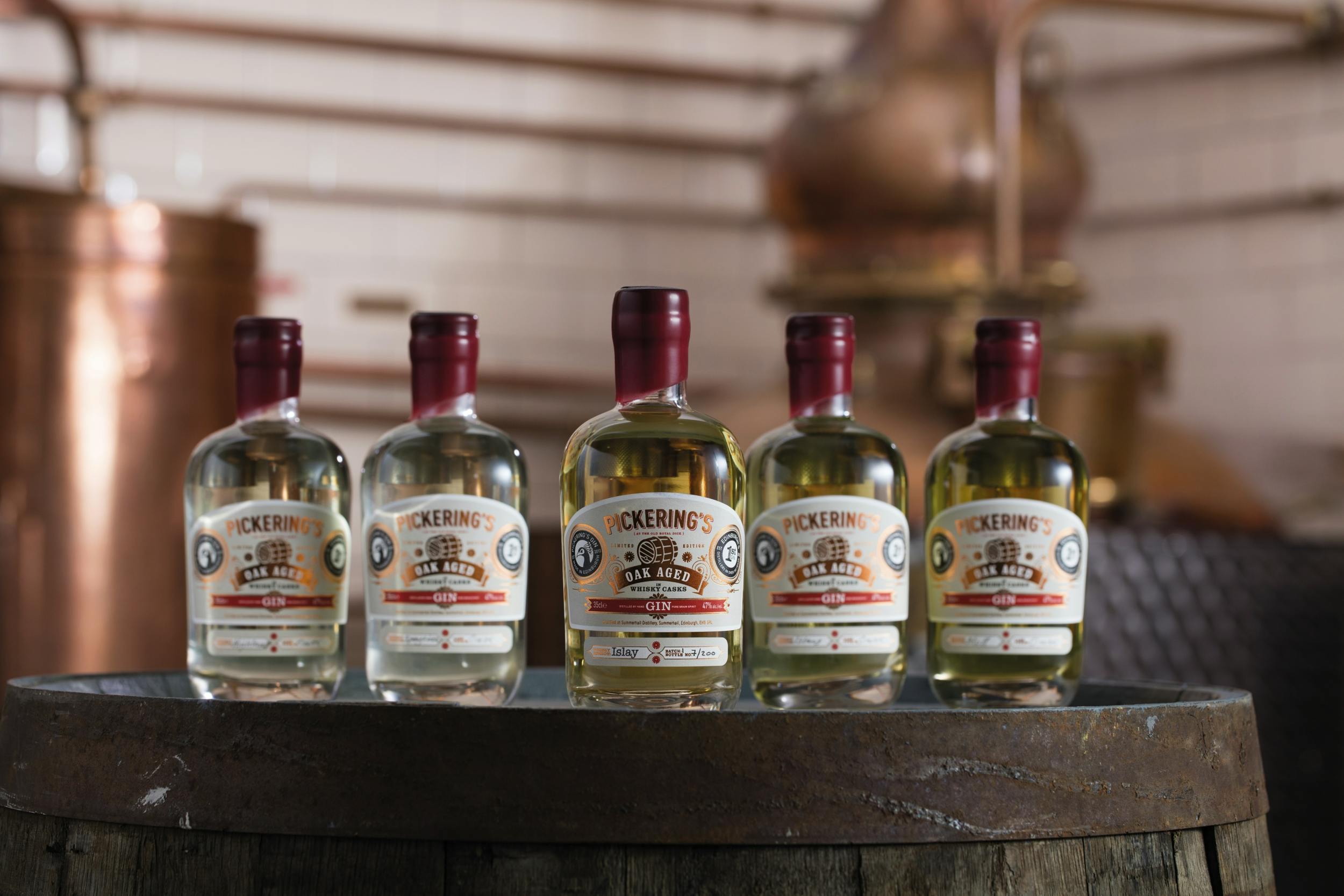 Toast World Whisky Day with GIN (that's aged in whisky barrels)