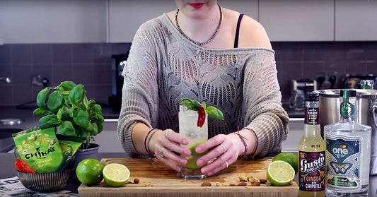 A fiery twist on a ginny mojito! 
