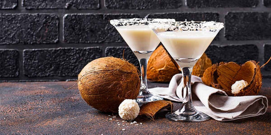 This Lamington-inspired chocolate & coconut cocktail is perfect for celebrating Australia Day!