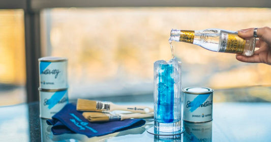 Edible gin paint is a thing...