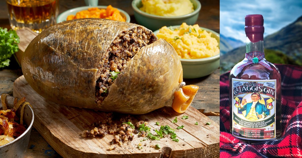 Celebrate Burns Night with haggis flavoured gin! 