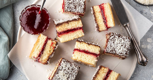 Go (coco)nuts for this boozy Lamington recipe! 