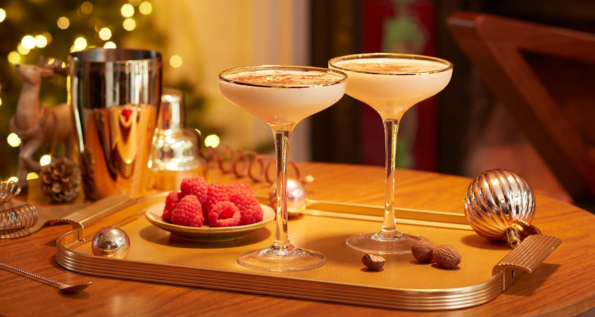 This Maple Syrup Gin Flip cocktail is the ultimate seasonal sip!