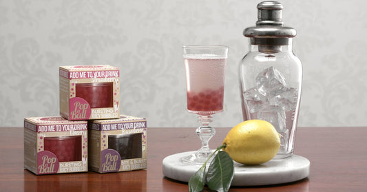 You can feel the bubbles pop in this futuristic cocktail! 