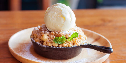 Rhubarb, Ginger & Gin Crumble | Try our simple recipe for the perfect pudding this Sunday lunchtime!