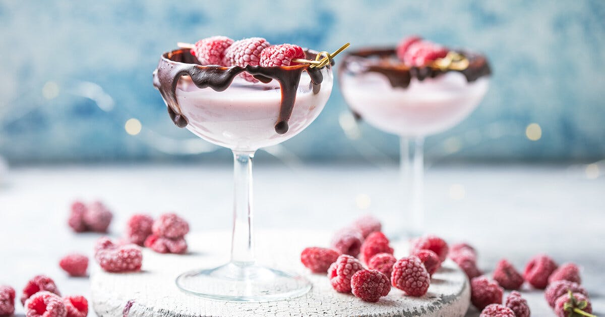 This Pink Angel cocktail is not as innocent as she looks!