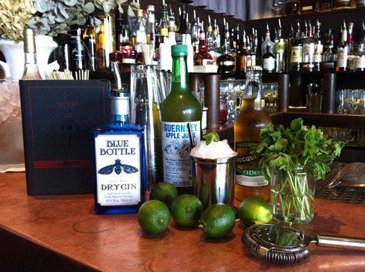 Cocktail of the Week: The Guernsey Mojito with Blue Bottle Gin and Rocquette Cider