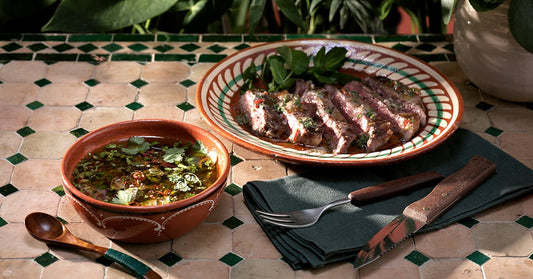Gin laced chimichurri to banish the blues! 