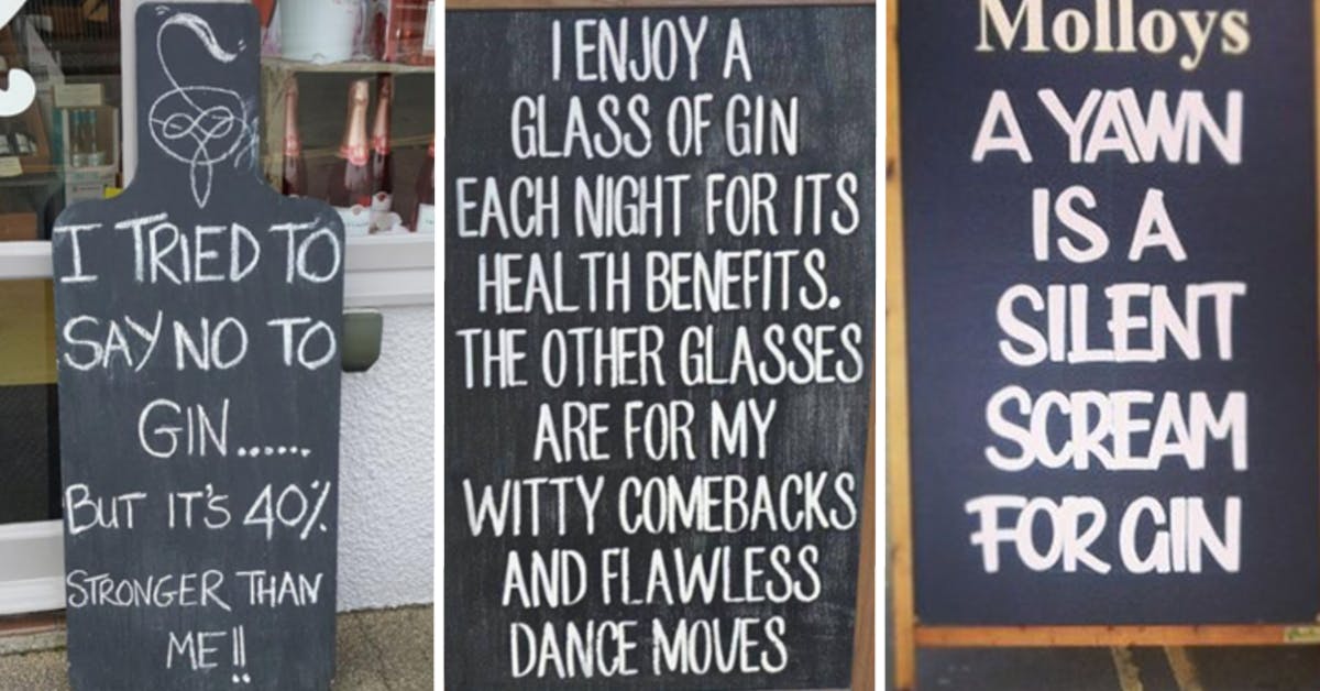 16 Hilarious ginny pub chalk boards