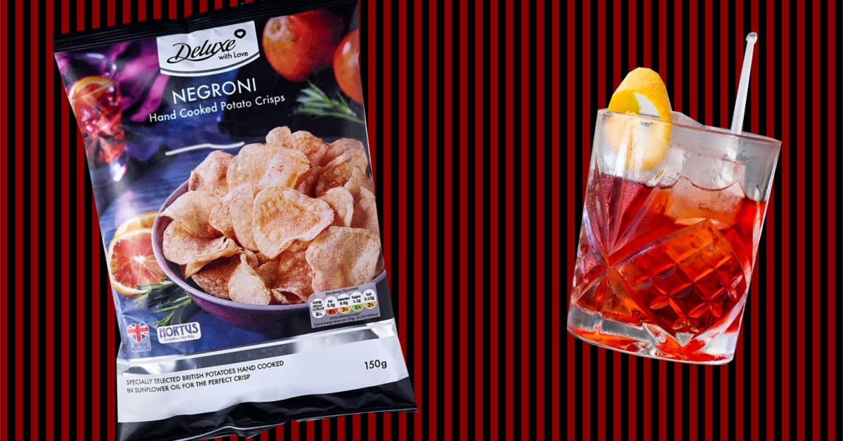 Negroni-flavoured crisps? Yep, they exist!