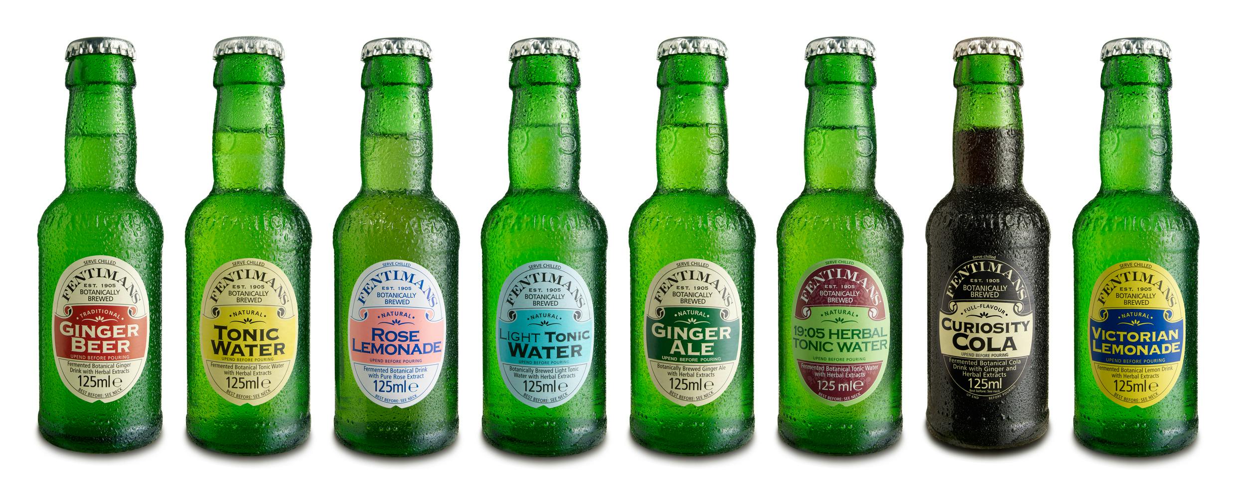 Rose tinted gin glasses - Fentimans Botanically Brewed Beverages
