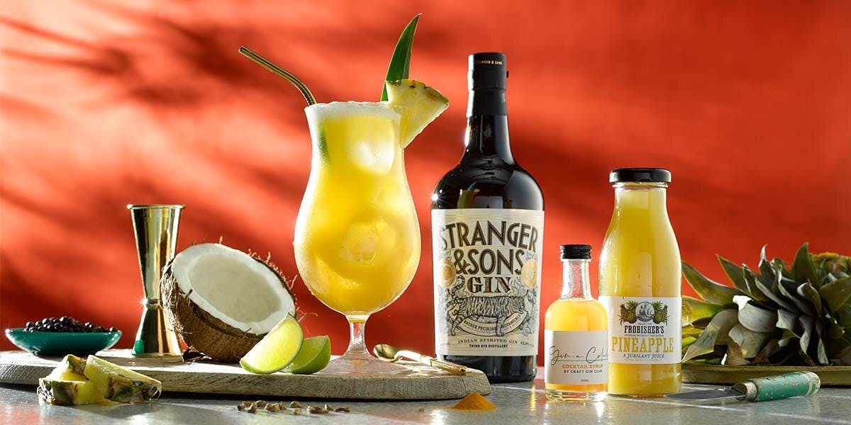 Rich with tropical delight our September 2020 Cocktail of the Month, Craft Gin Club's Gin-A-Colada!
