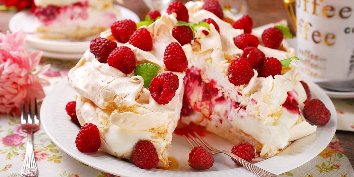 Raspberry ripple gin pavlova is all our dessert dreams come true!