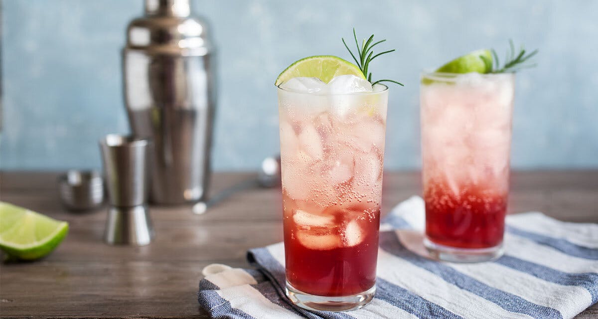 This sweet Sloe Gin and Tonic is berry good indeed!