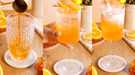 Love an Aperol Spritz? Try this refreshing rhubarb gin twist!