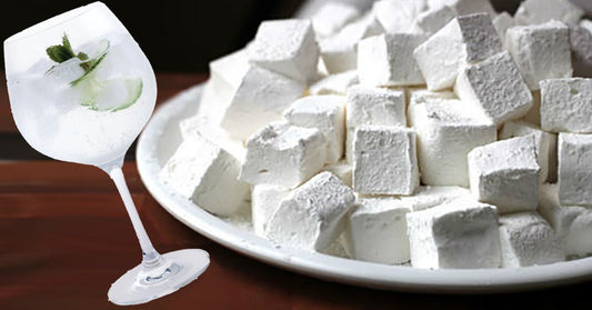 Gin and tonic marshmallows are fluffy, sweet morsels of heaven!