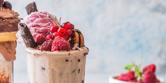 This Boozy, Peanut Butter & Raspberry Jam Milkshake is Ridiculously Fun and Tasty!