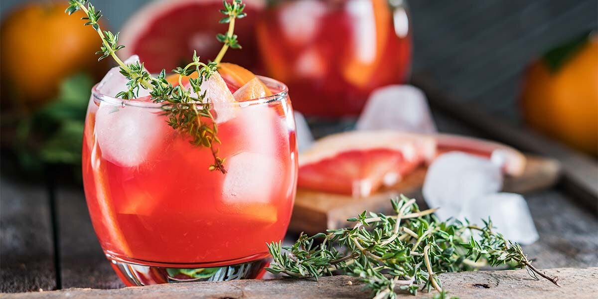 It's thyme for a gin cocktail! 