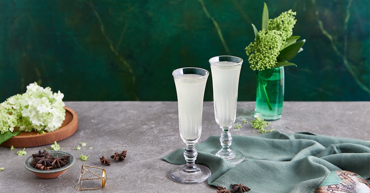 This light and refreshing cocktail will put a 'spring' in your step