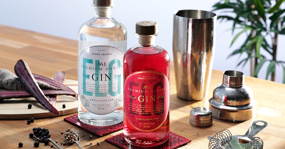 Pink gin with a twist