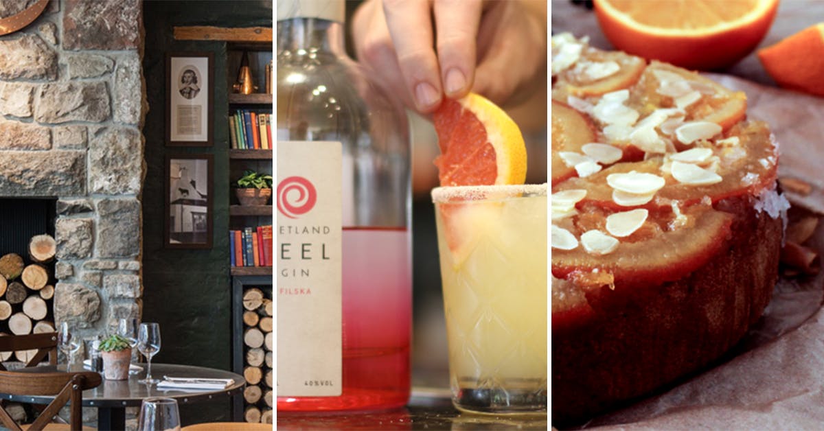 Week in gin: Scotland gin tour, gin upside-down cake and a juniper latte