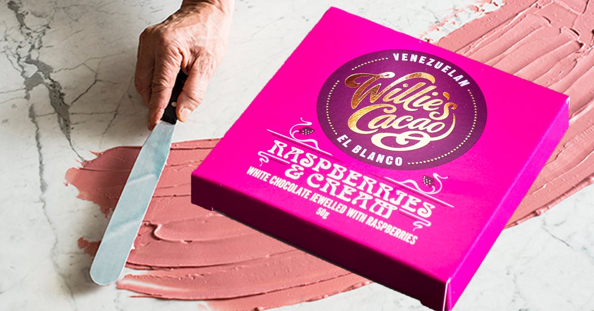 This pink chocolate from Willies is a game changer