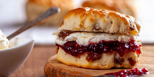 Afternoon tea is getting a ginny twist with this boozy scone and bramble jam recipe!