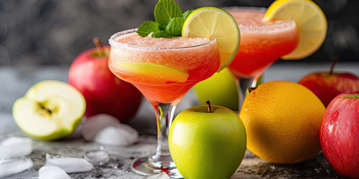 Frozen Rhubarb & Apple Gin Daiquiri 