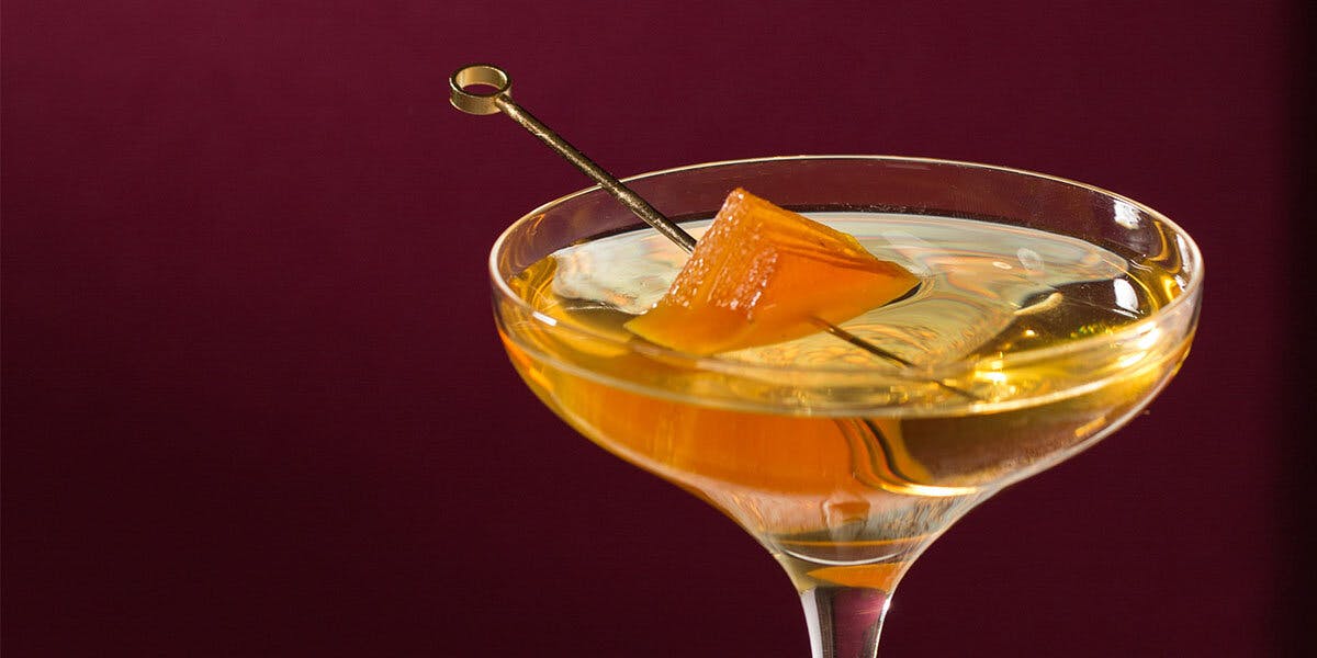 This fruity and warmly spiced take on the traditional Gimlet is remarkable!