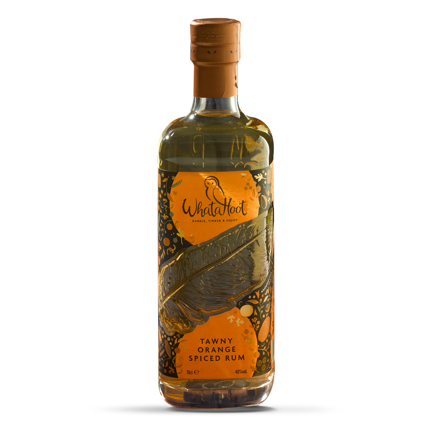 What A Hoot Tawny Orange Spiced Rum | ABV 40% 70cl