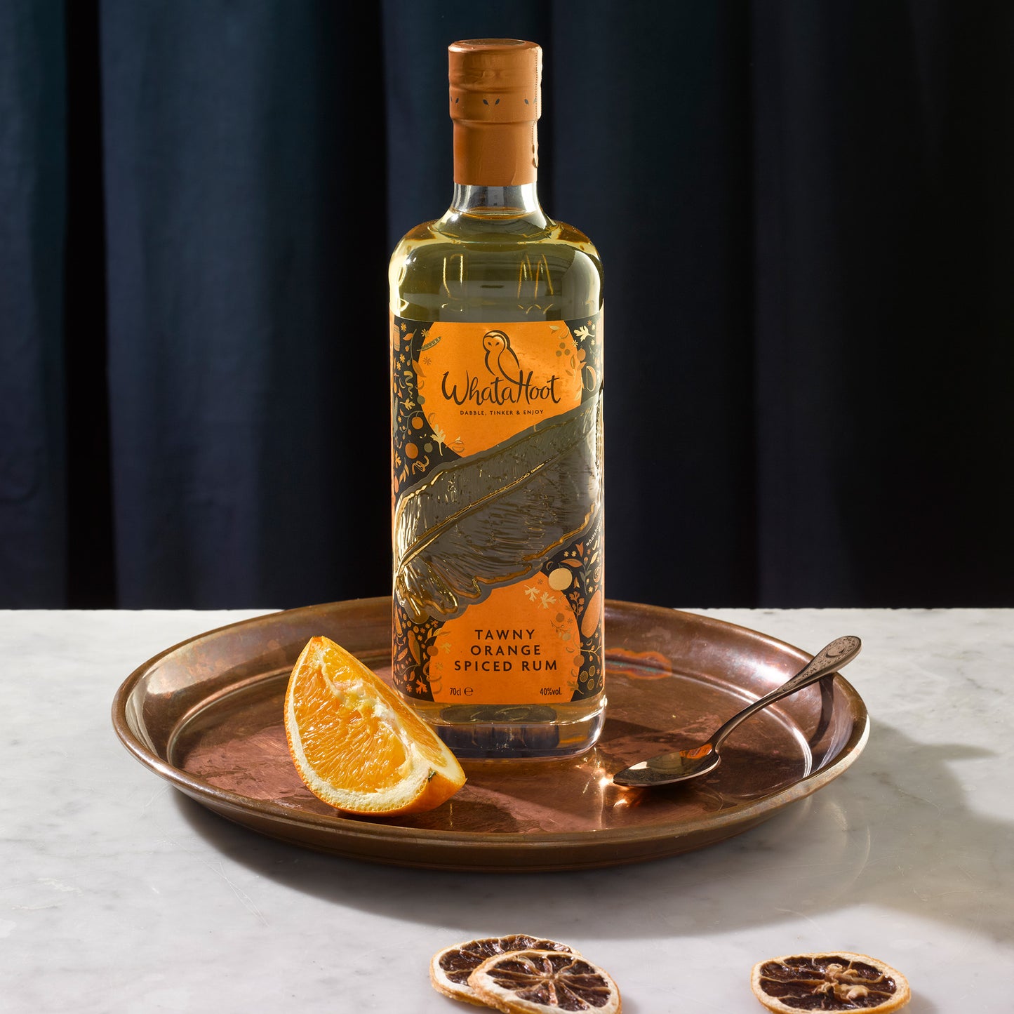 What A Hoot Tawny Orange Spiced Rum | ABV 40% 70cl