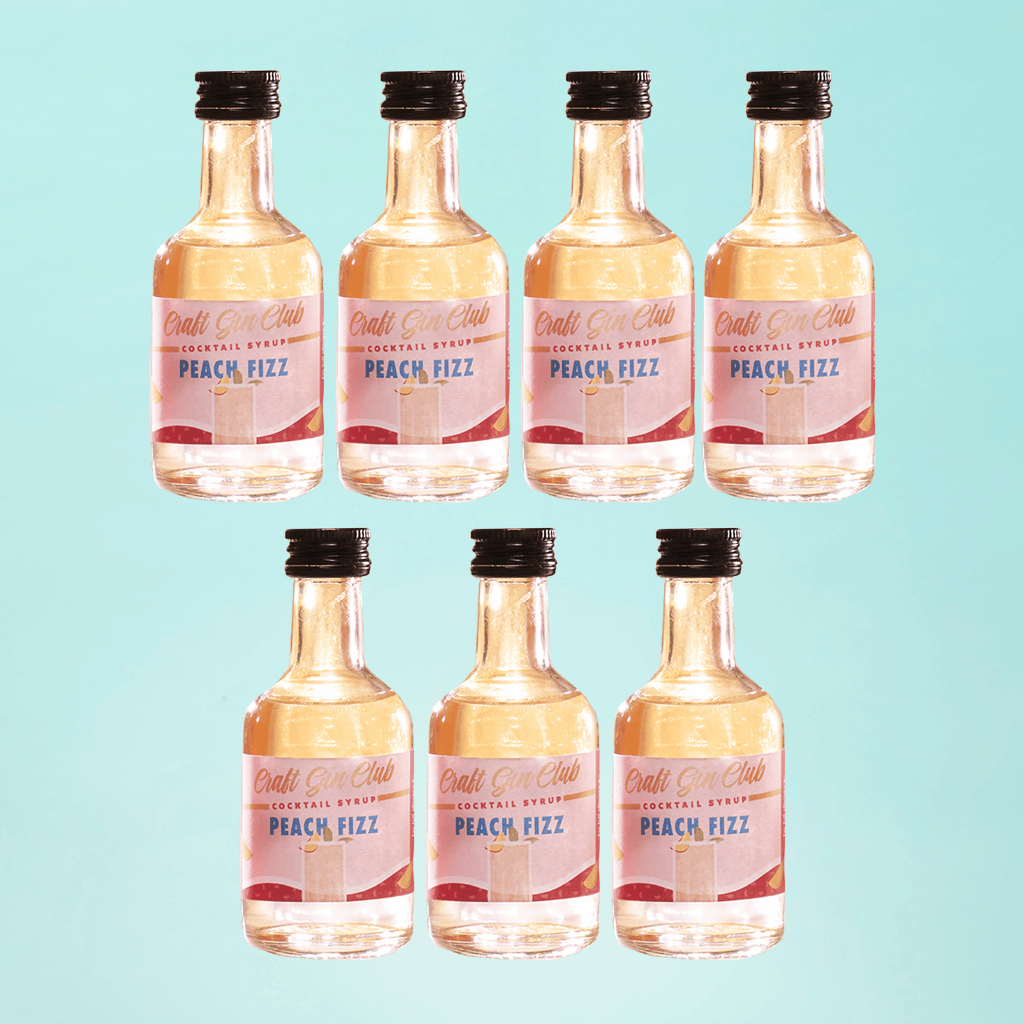Peach Collins Cocktail Set