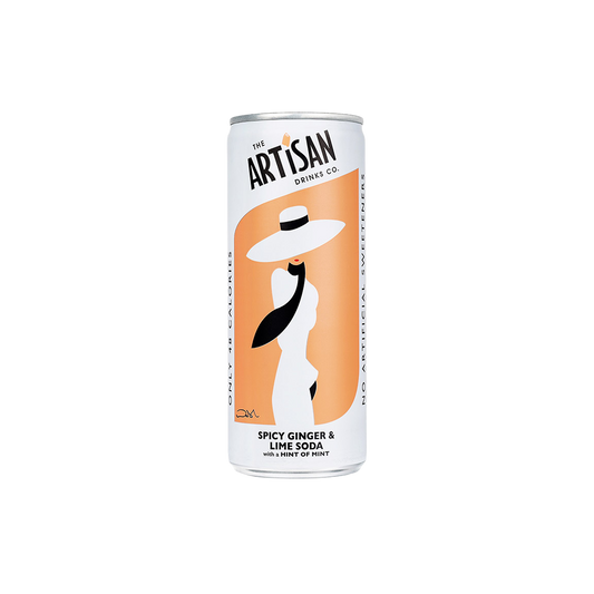 Artisan Spicy Ginger & Lime Soda |  8 x 250ml