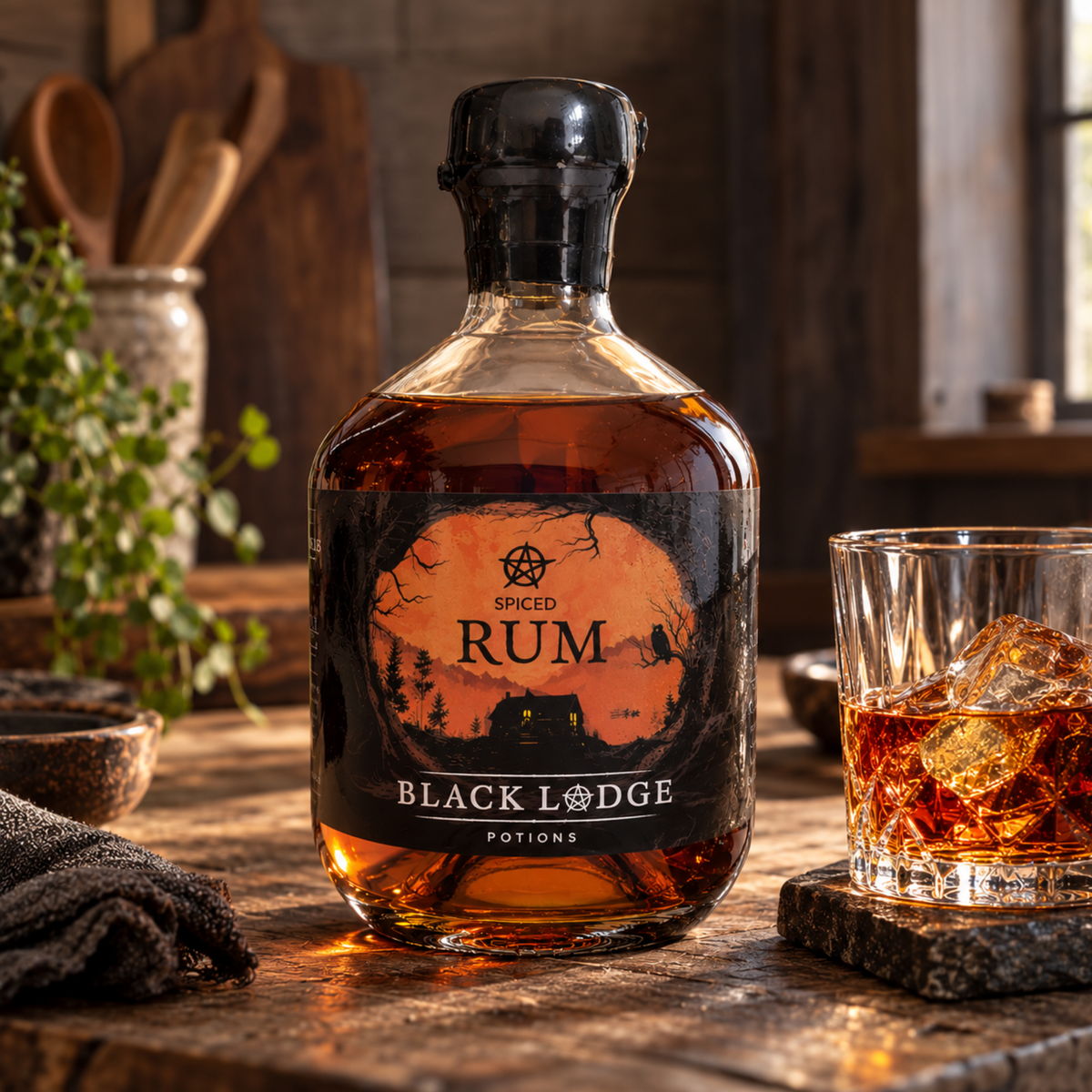 Black Lodge Potions Spiced Rum | ABV 40% 70cl