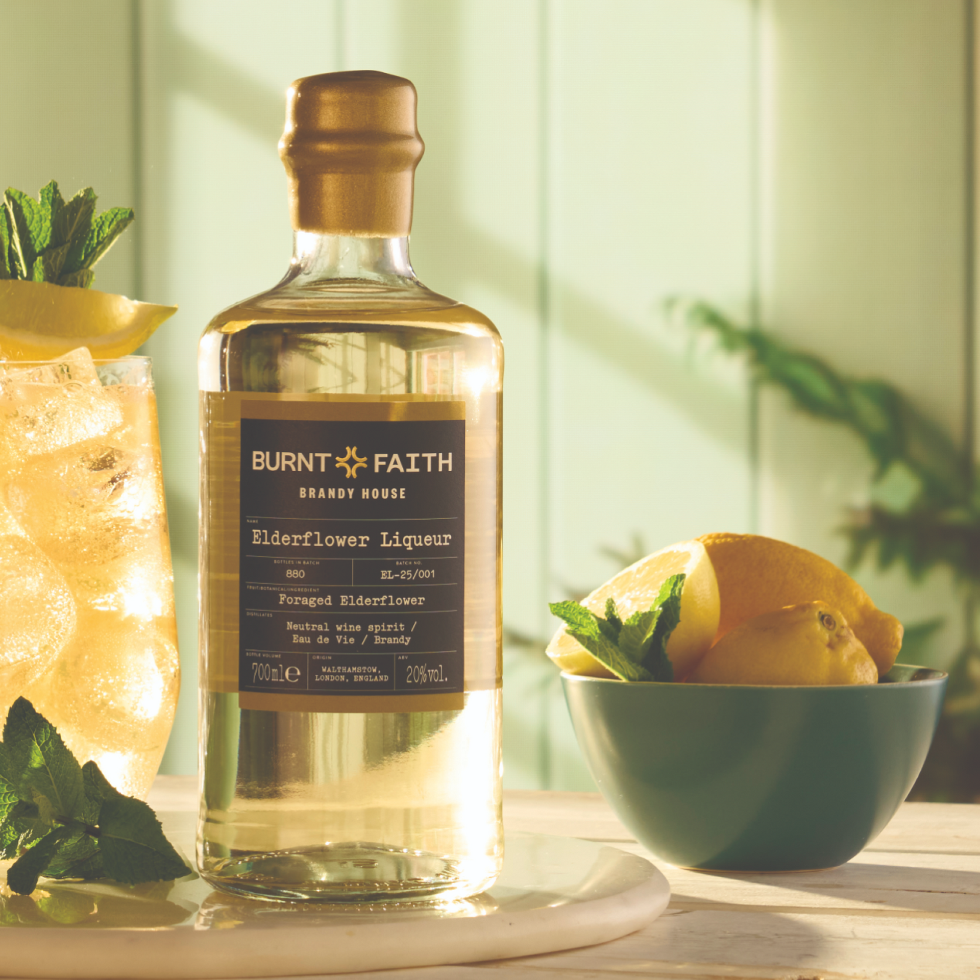 Burnt Faith Elderflower Liqueur 20%