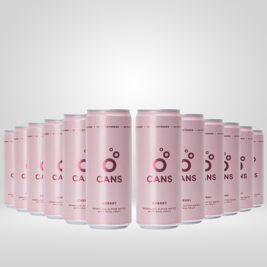 CANS Sparkling Water Cherry | 12 x 330ml