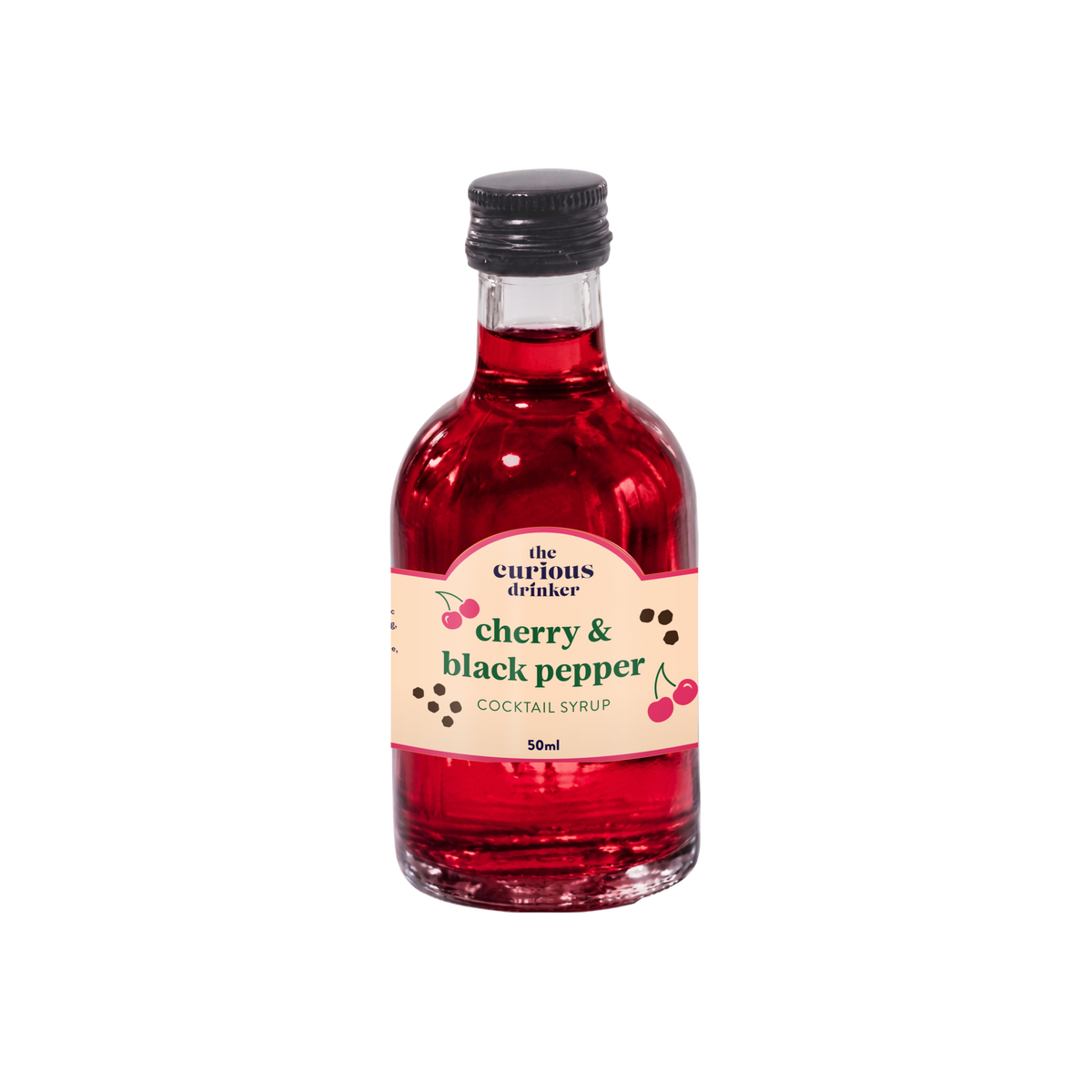 Cherry and Black Pepper syrup
