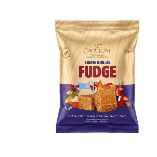 Copperpot Crème Brûlée Fudge 50g