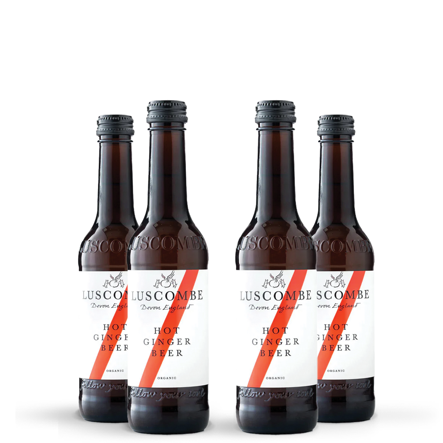 Luscombe Hot Ginger Beer Soft Drink | 4x270ml
