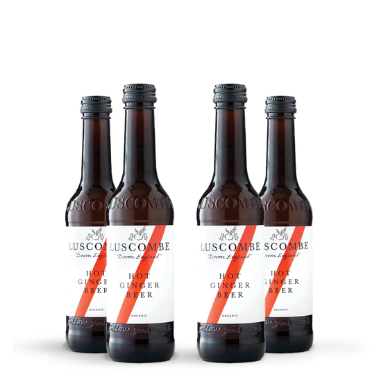 Luscombe Hot Ginger Beer Soft Drink | 4x270ml