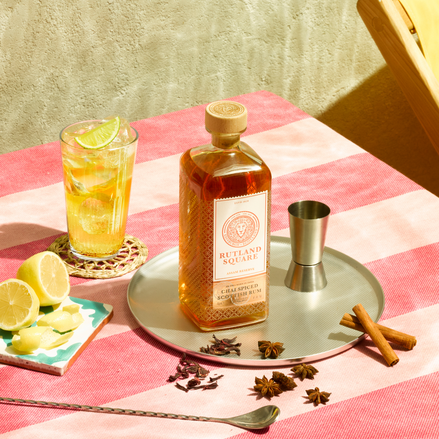 Rutland Sqaure Chai Spiced Rum | ABV 40% 70cl