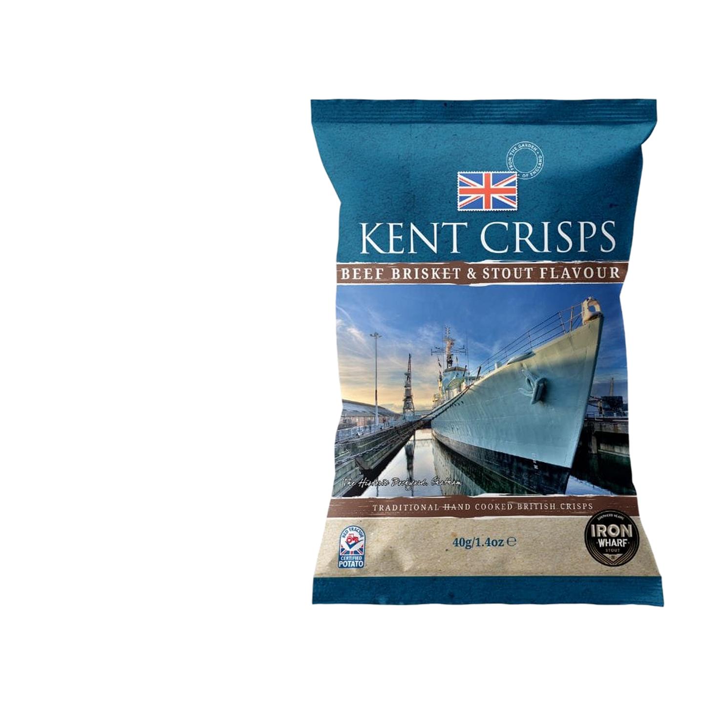 Kent Crisps Beef Brisket & Stout crisps