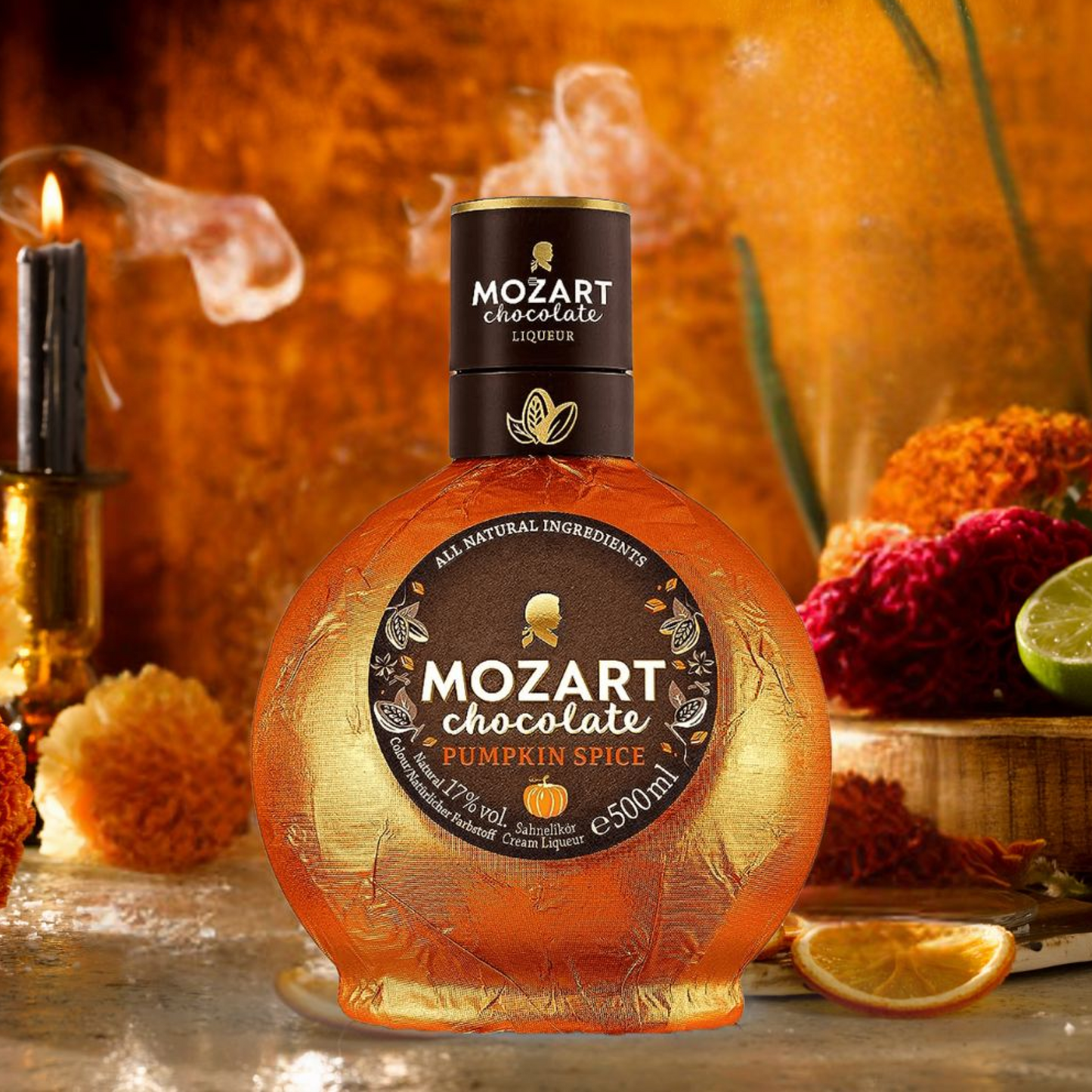 Mozart Pumpkin Spice Chocolate Cream Liqueur | ABV 15% 50cl