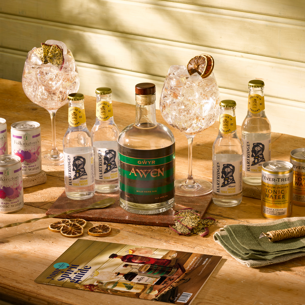 GŴYR Awen Wild Herb Gin Simply G&T Box